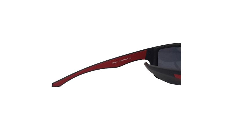 Lente de sol cuadrado Body Glove acetato negro para hombre