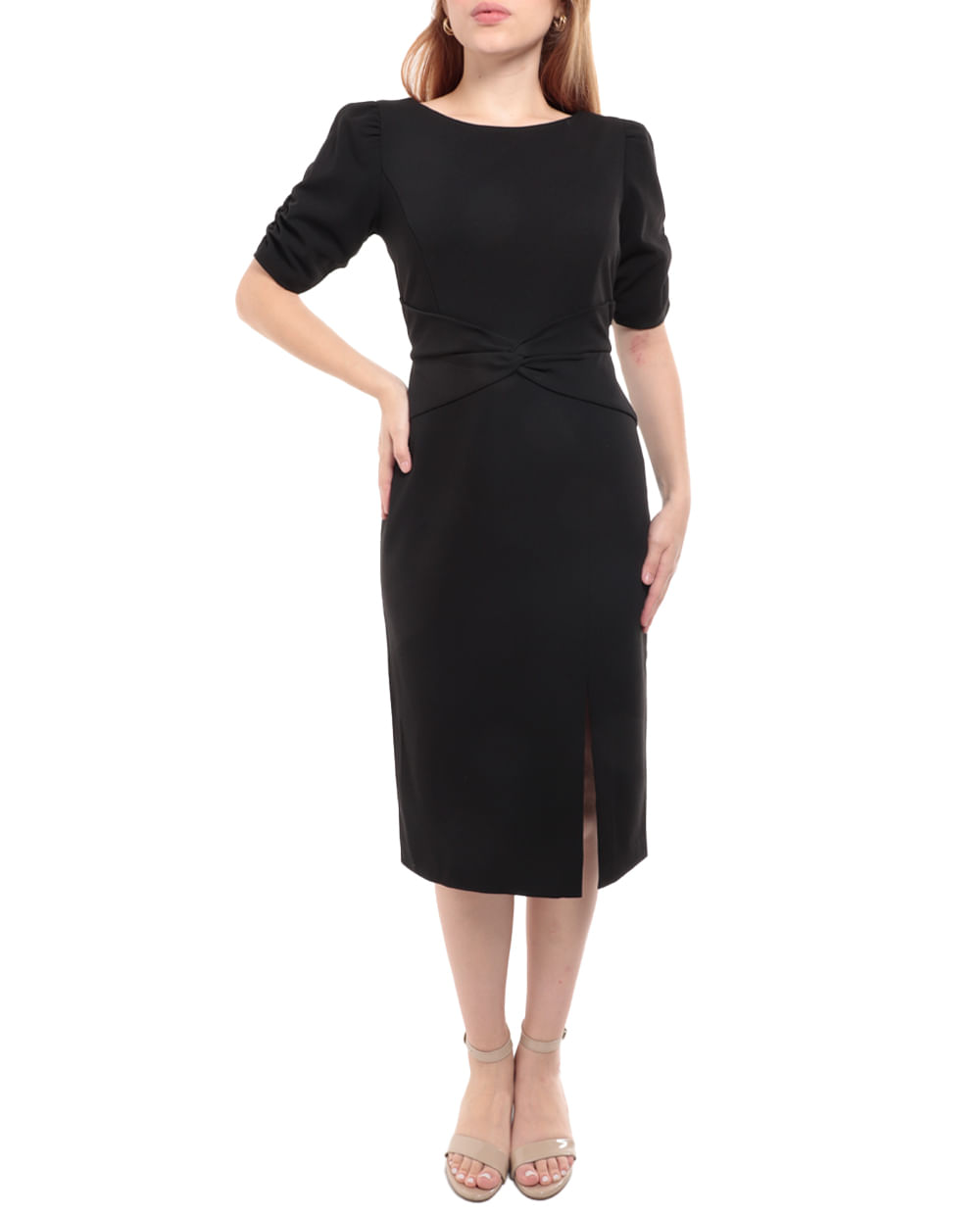 DKNY DP8D4040 Vestidos Manga corta Mujer Negro