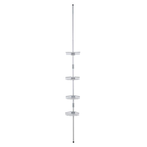 Organizador colgante para baño gris