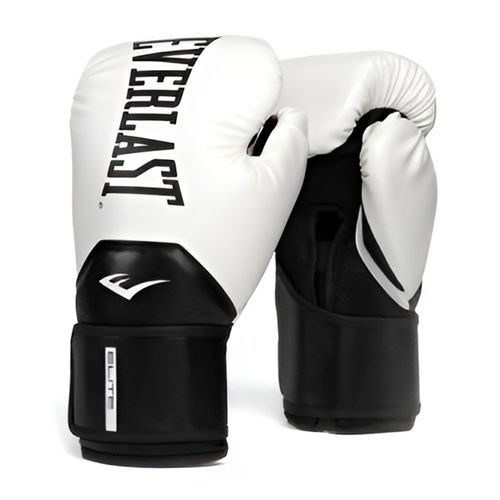 Guante boxeo Everlast elite 2 10oz white/black