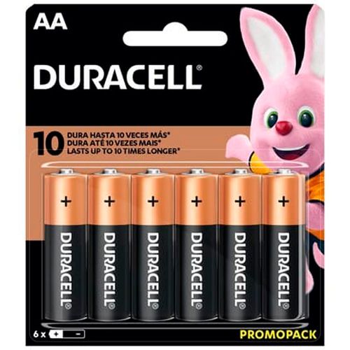 Batería Duracell AA pague 4 lleve 6