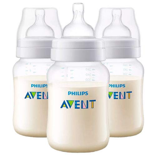 Set de 3 pachas Avent Anti-Cólico 9 oz