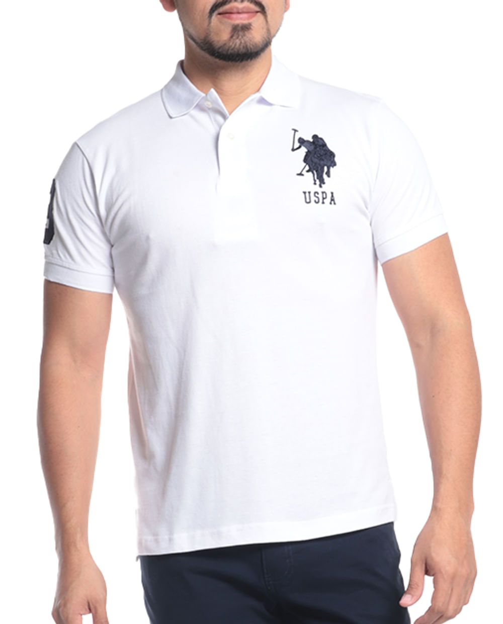 Playera U.S Polo Assn Para Dama Color Blanco