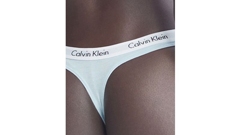 Calvin Klein Tangas para mujer, paquete de 3