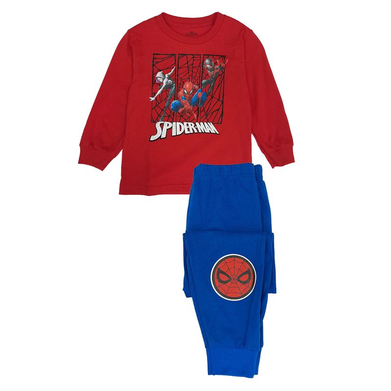 Pijama 2 piezas multicolor con estampado de spider-man para niño