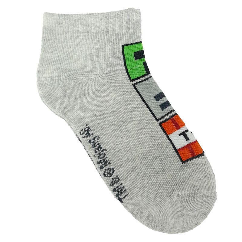 Calcetines Antideslizantes Minecraft Creeper - Para Niños Y Adolescentes, Suela De Goma, Interior De Felpa, Regalo Gamer