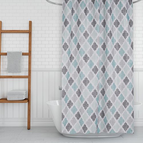 Cortina para ducha con diseño estampado 180x180cm