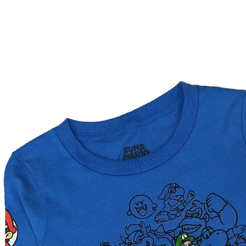 Camiseta niño Super Mario - It's-a me 12 años 152cm azul