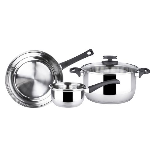Batería de cocina Magefesa de acero inoxidable 4 piezas