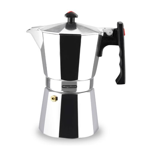 Cafetera Italiana Moka P12 Tazas de Aluminio Coffe - Promart