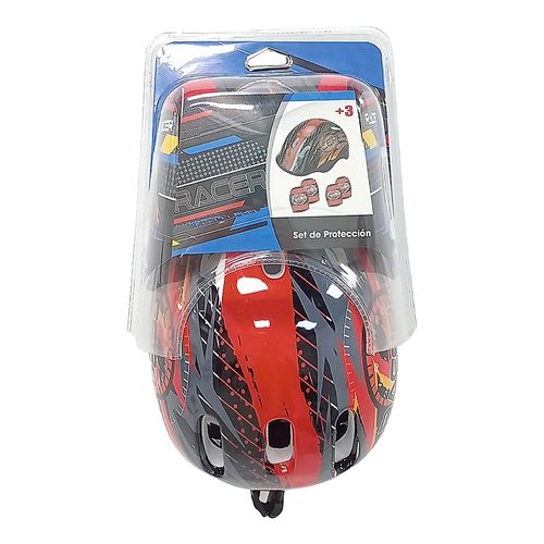 Rojo  negro set de proteccion