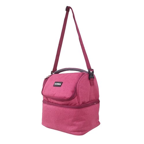 Lonchera térmica roja 20x17x22cm