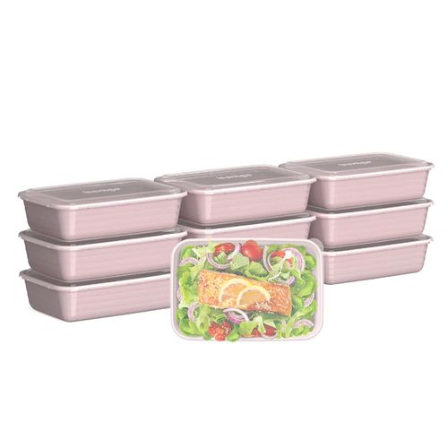 Set de depósitos para guardar comida 10 piezas