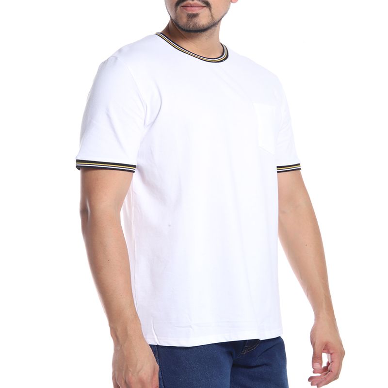 Camiseta Ringer - Blanco, Camisetas Para Hombre