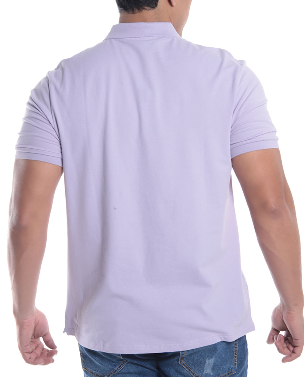 Camiseta Básica Lila Claro De Algodón Orgánico Y Bambú. - Ecoology