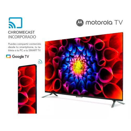 Pantalla Motorola LED Smart 55" 4K /Ultra HD