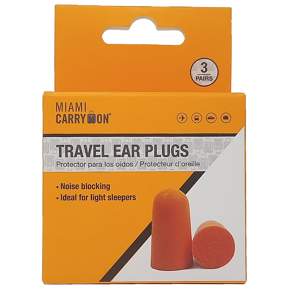 Paquete de 3 tapones para oides de vijae miami carry on