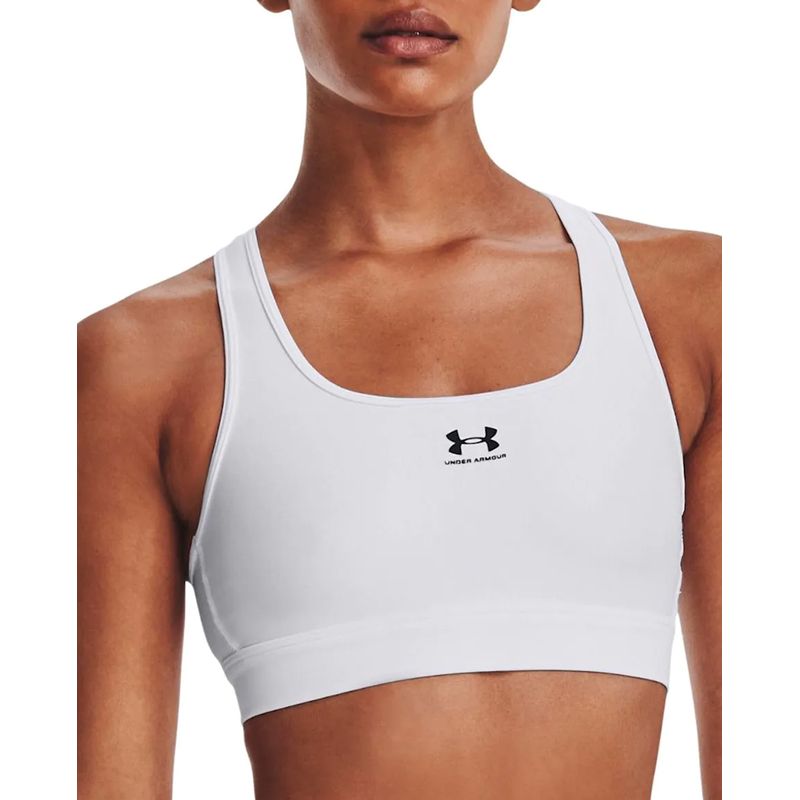 Top deportivo Under Armour blanco para mujer