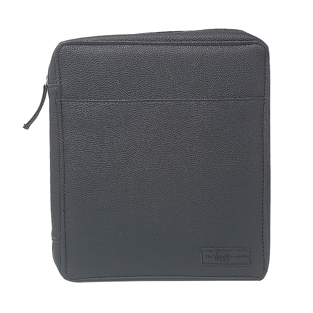 moinkerin Cartucheras Escolares, Estuche Escolar 24cm Gris Oscuro