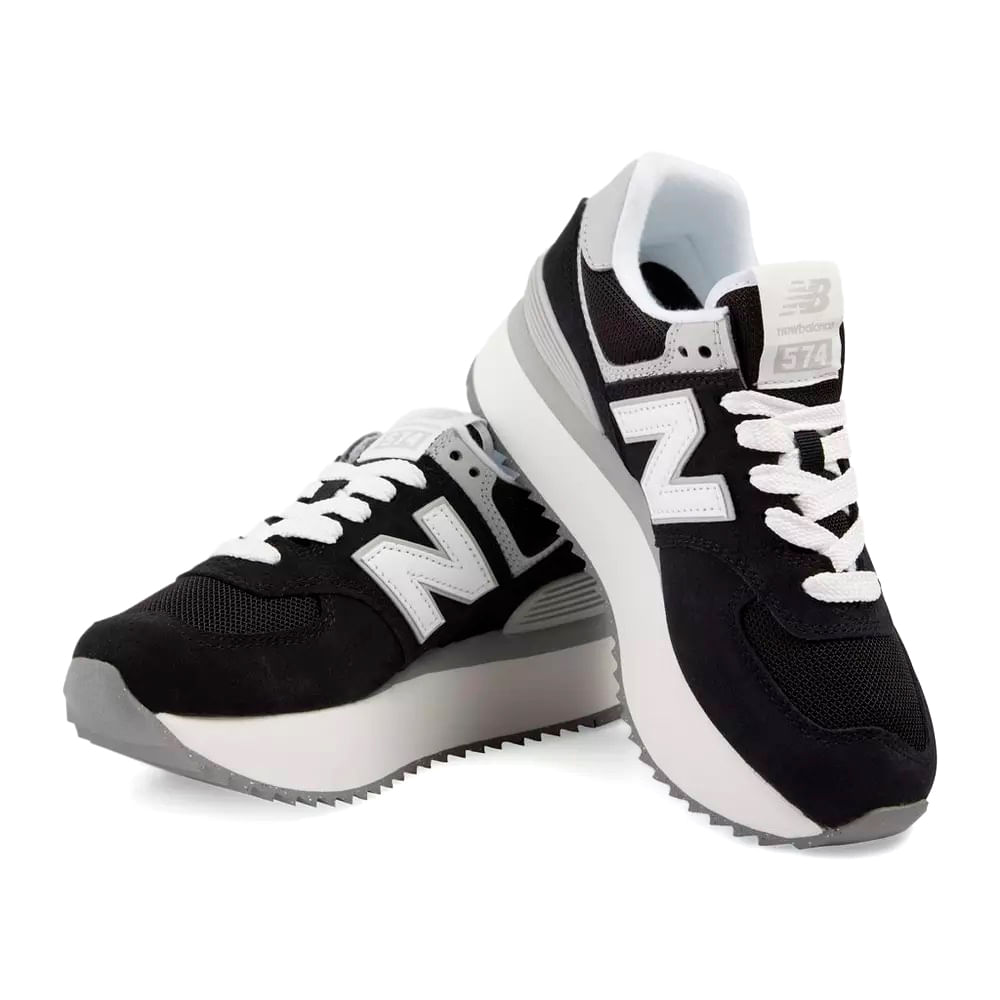 Zapato Deportivo Casual New Balance 574 Negro Para Mujer Siman El