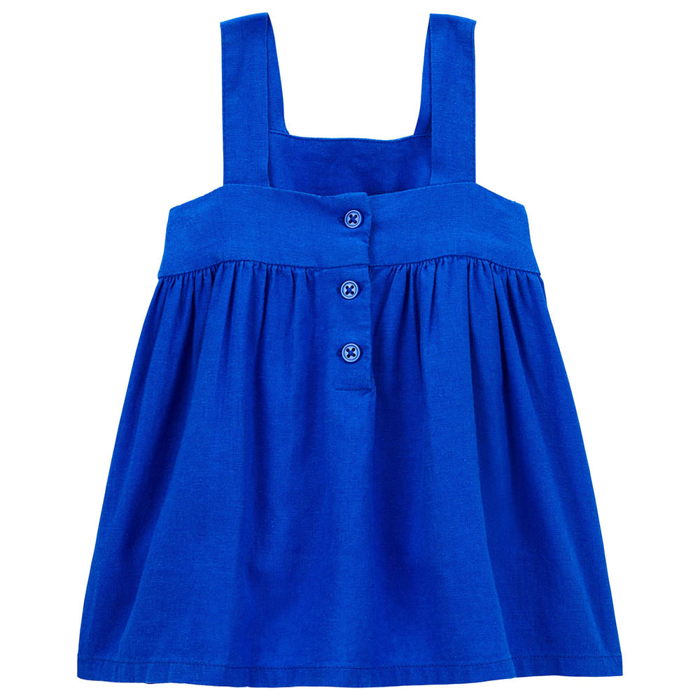 Vestido color azul para bebe niña - Siman El Salvador