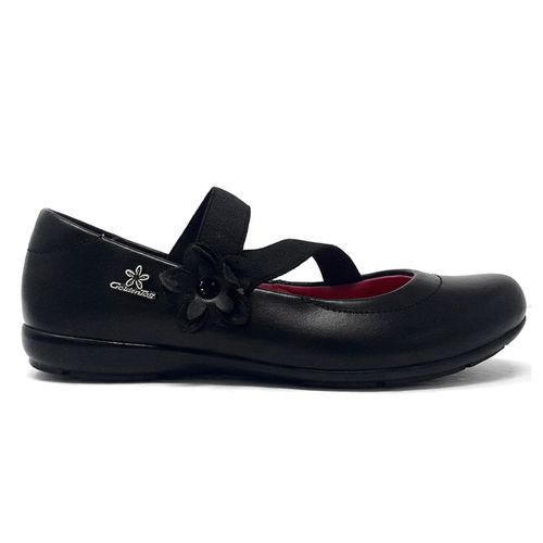 Zapato de vestir escolar Golden Tag negro para niña