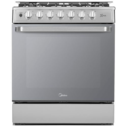 Cocina a gas Midea 76 cm (30") Venus MGS30FS1LEAMSS