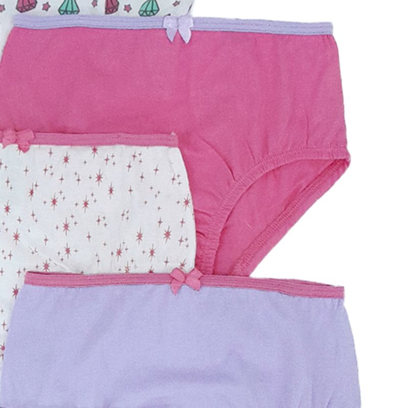 Set de 5 piezas ropa interior multicolor con estampado de diamantes ...