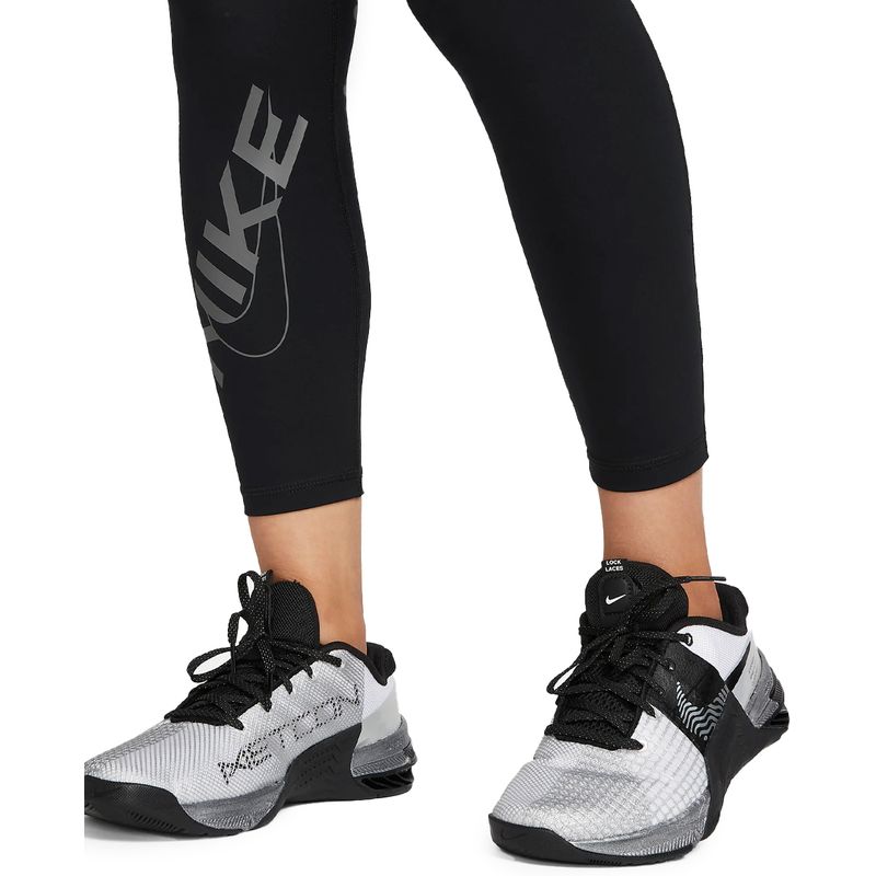 Legging Nike deportiva negra de cintura media para mujer