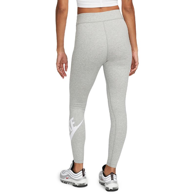 Legging Nike deportiva gris de cintura alta para mujer