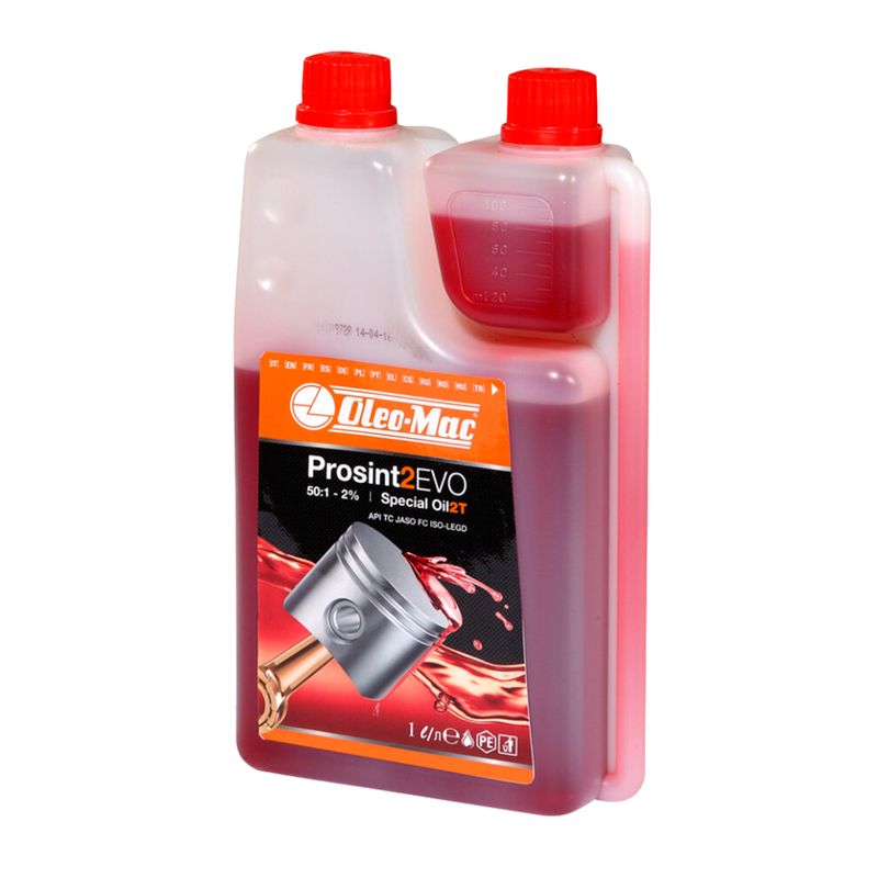 Aceite 2T mezcla 1 litro Oleo Mac • Intermaquinas