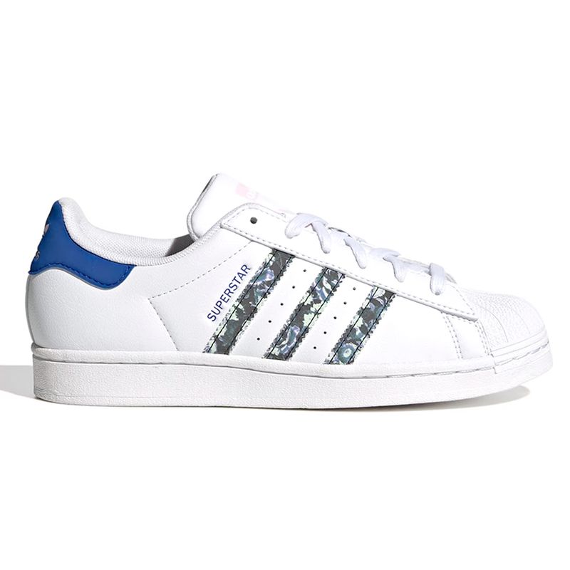 Zapato casual Adidas Originals Superstar color blanco para mujer