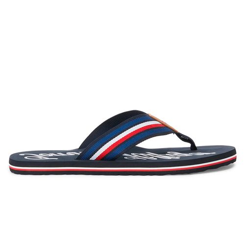 Sandalia de playa Tommy Hilfiger color azul para hombre