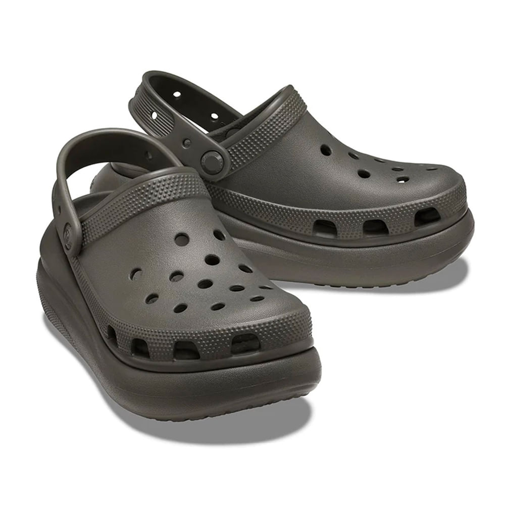 Crocs casual clasic crush color gris para mujer