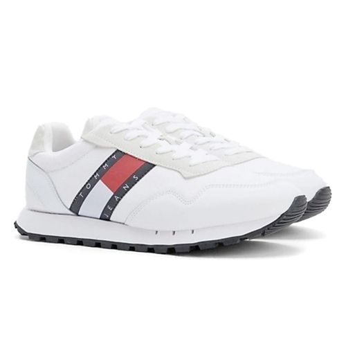 Zapato deportivo casual Tommy Hilfiger blanco para hombre