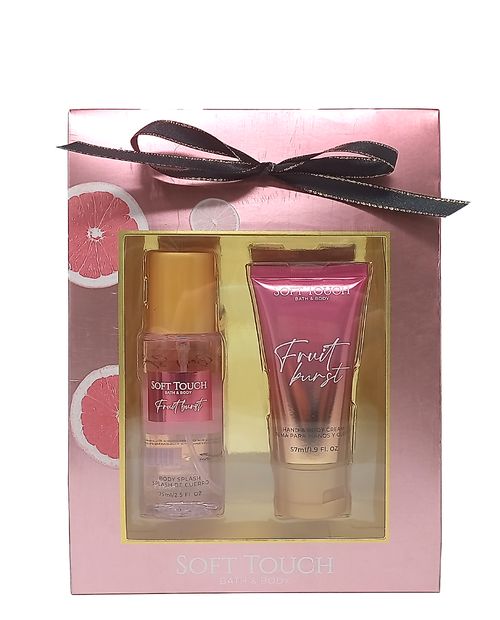Set fragancia y crema corporal Soft Touch Fruit Burst