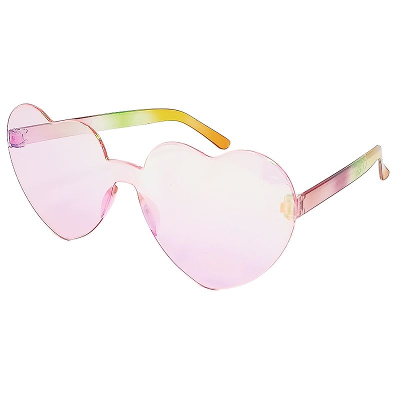 Lentes de sol con estuche rosado brillos para nina