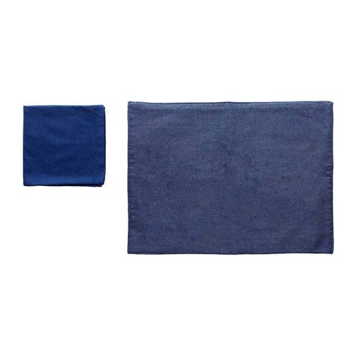 Set de individual + servilleta denim
