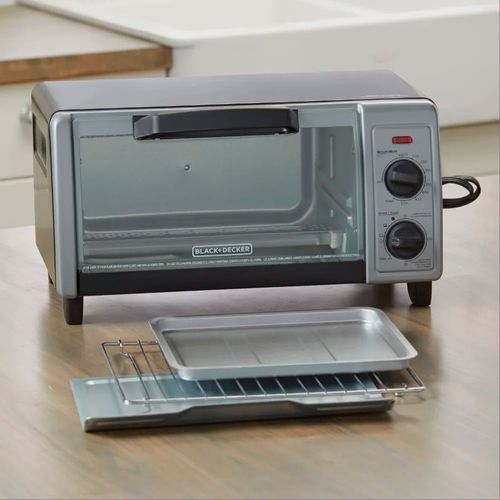 Horno tostador 4 rebanadas plata mediano