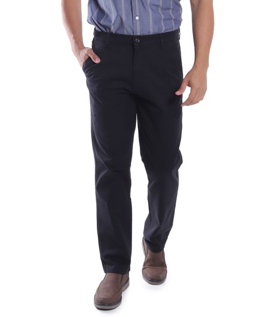 Dockers Pantalón chino slim fit negro sólido para hombre