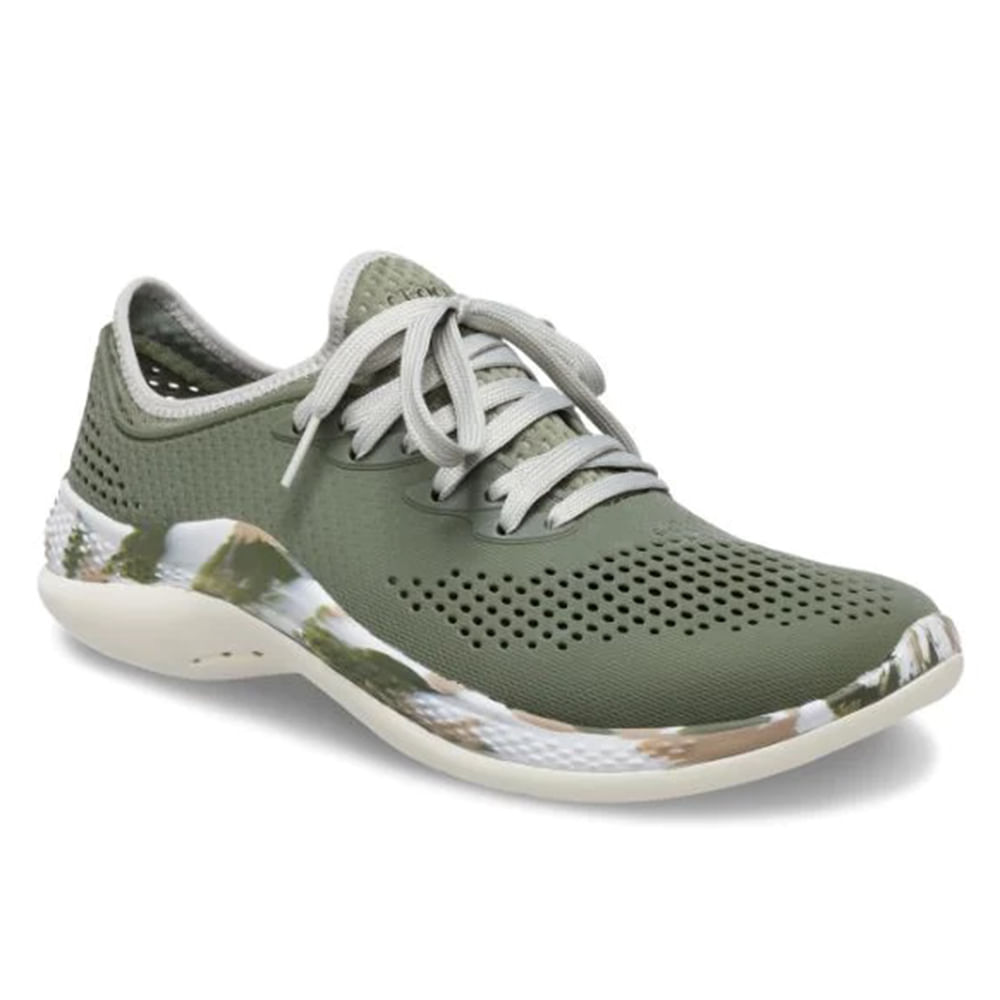 Crocs deportivo casual color verde para hombre - Siman Guatemala