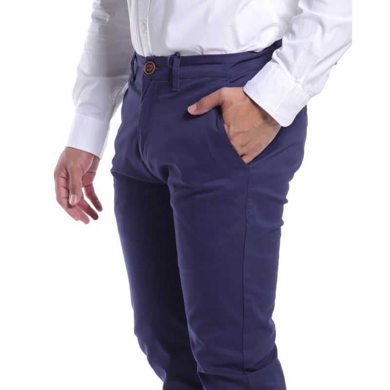 Pantalón de vestir slim fit gris heather para hombre
