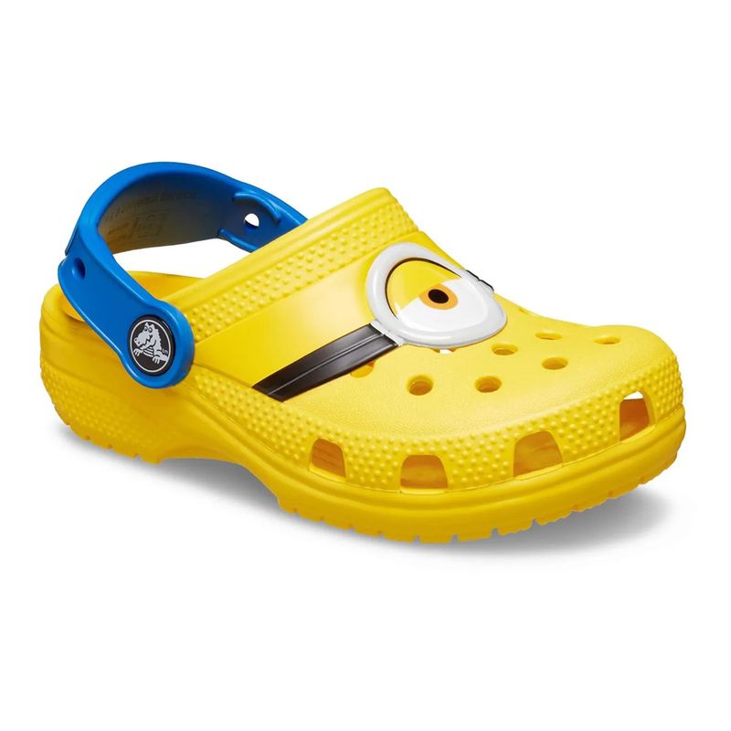 Crocs clasico clog Minion amarillo azul para nino