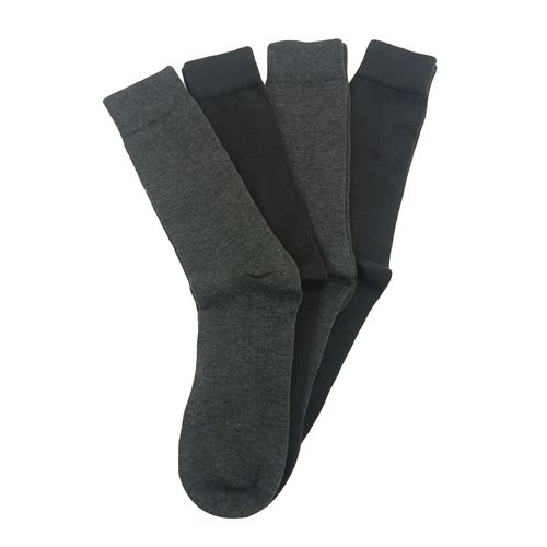 Pack de 4 pares de calcetines de vestir Unexpected grises para hombre