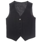 Traje-formal-de-5-piezas-bicolor-solido-para-niño