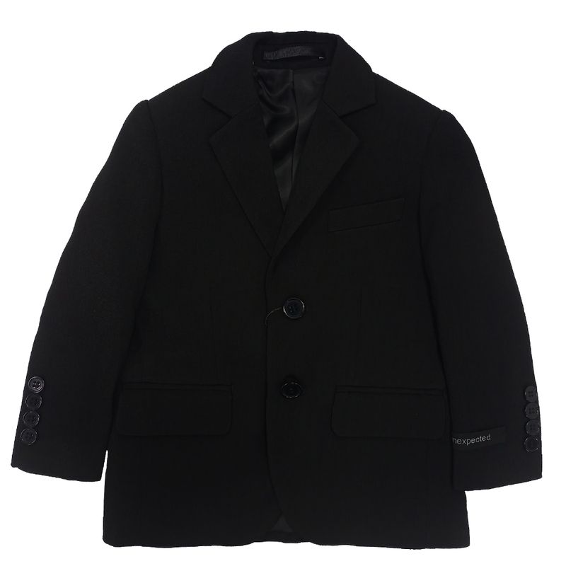 Traje-formal-de-5-piezas-bicolor-solido-para-niño