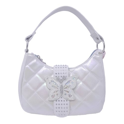 Cartera blanca sólido para niña