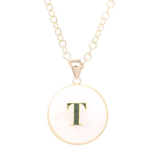 Cadena con letra inicial 4mm- 21" para mujer