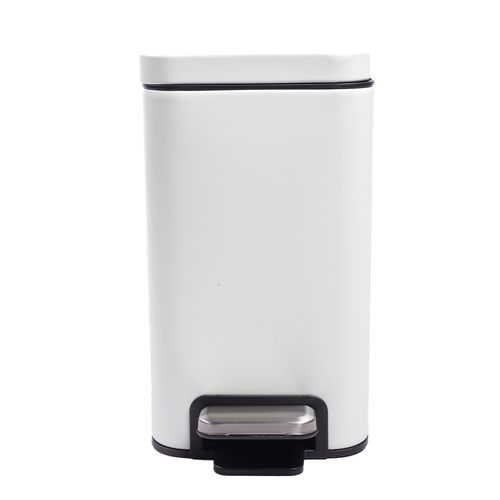 Basurero rectangular de acero inoxidable 6 litros