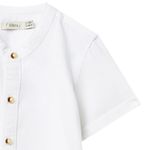 Camisa-blanca-solido-para-bebe-niño